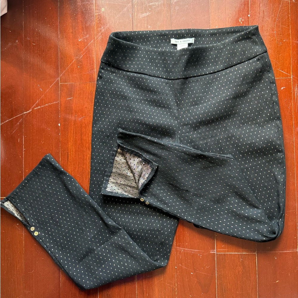 Zac & Rachel Black and gold pants